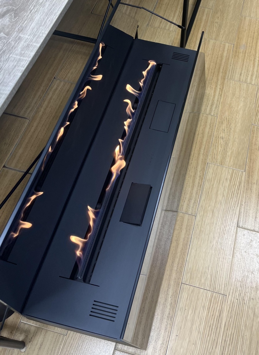 Chimenea electrónica de gasificación de Bioetanol FILD 4
