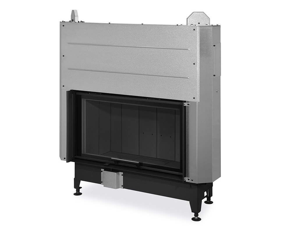 Chimenea de leña HEAT FG 85/47 (Frontal) Interiro negro