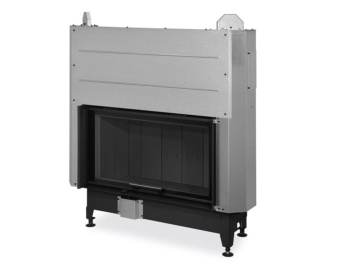 Chimenea de leña HEAT FG 85/47 (Frontal) Interiro negro