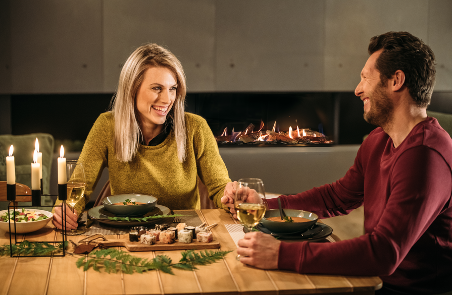 Chimenea de gas MATRIX 1050/400 II LINEAR FIRE 3