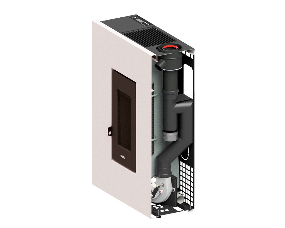 Estufa de pellet GRACE 7kW UP TWIN 1