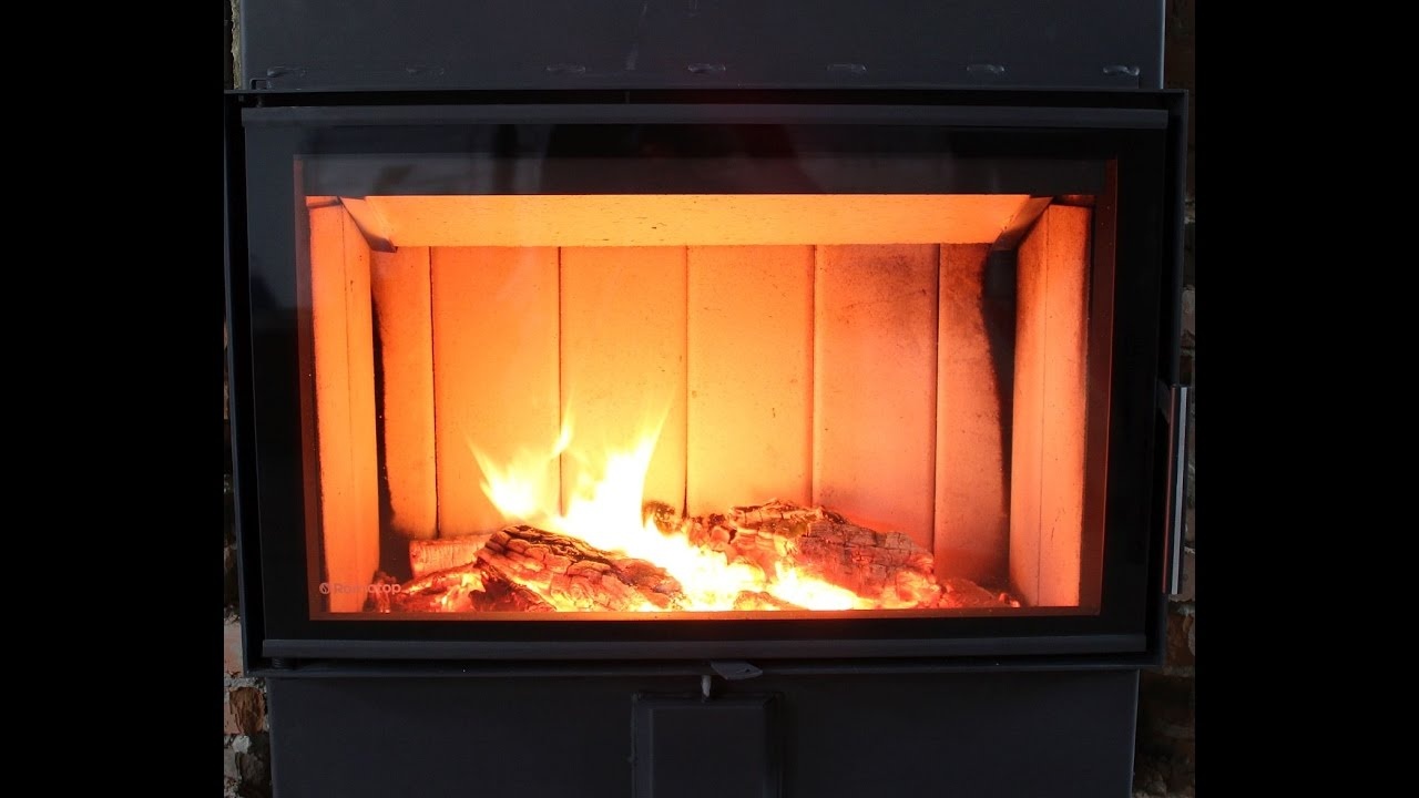 Chimenea de leña HEAT 4G 80.50 int. cerámico negro (Frontal) H4X06 2