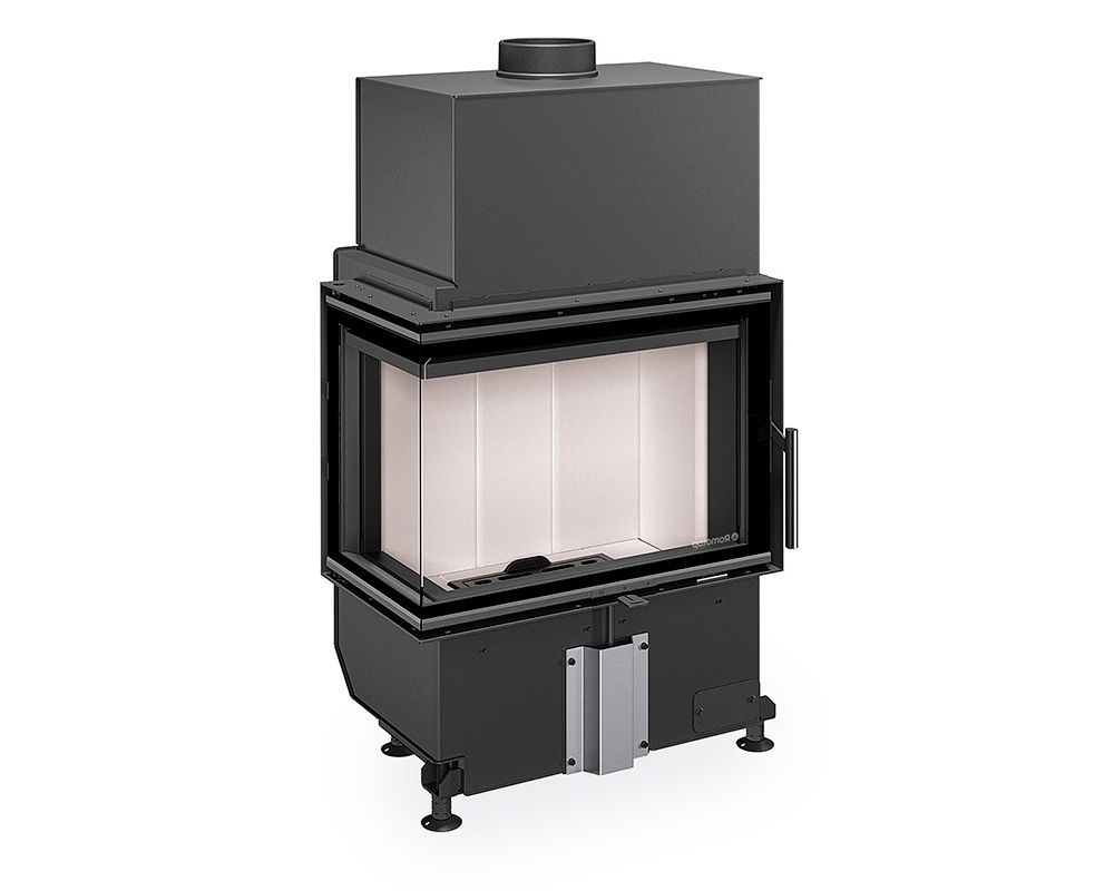 Chimenea de leña HEAT E1 60.44.33 (Esquinero)-HL4SY24