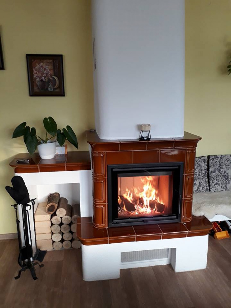Chimenea de leña calefactora HEAT 59.50 H20 (Frontal) Puerta lateral HW4N06