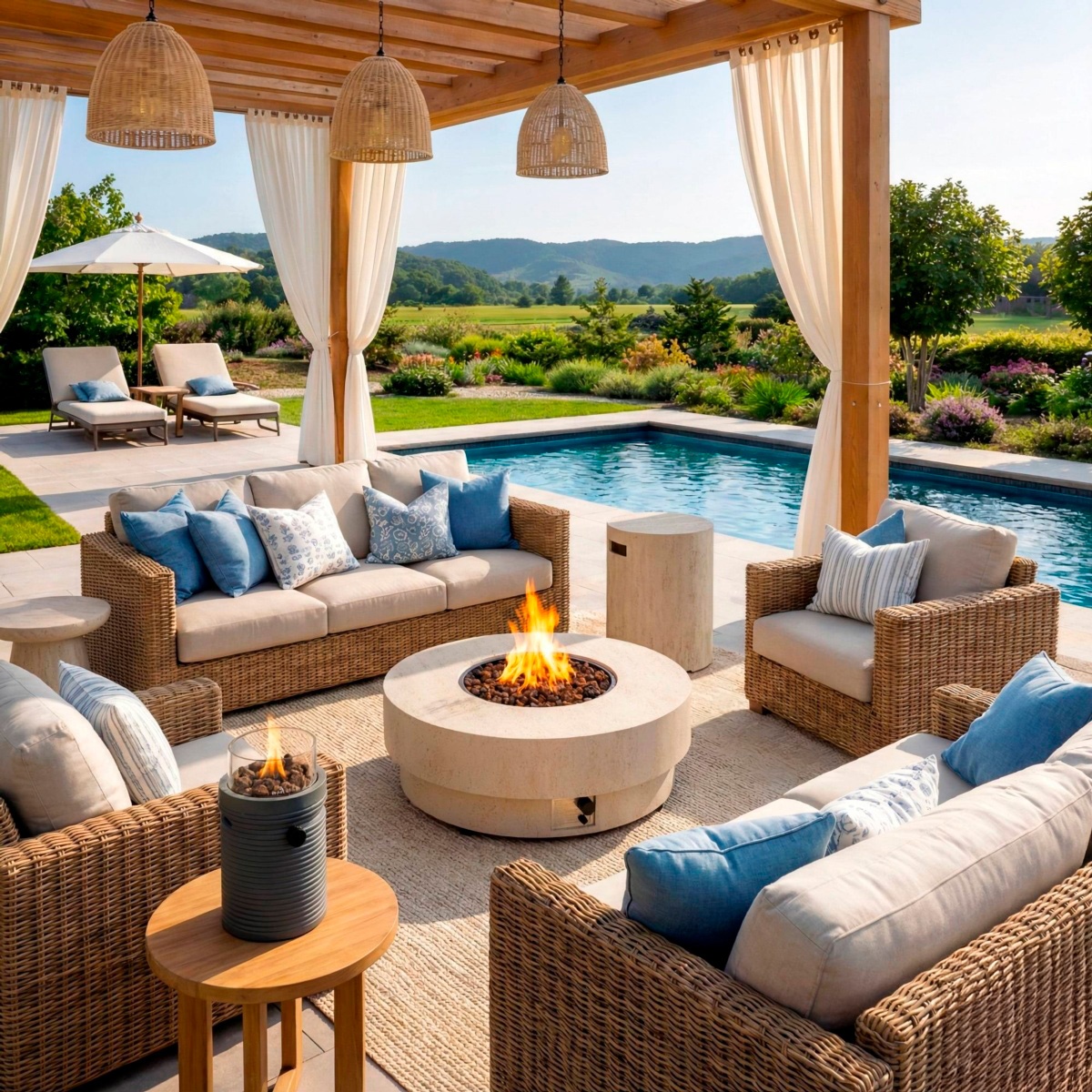 Mesa de exterior ESTATE ROUND 105 2