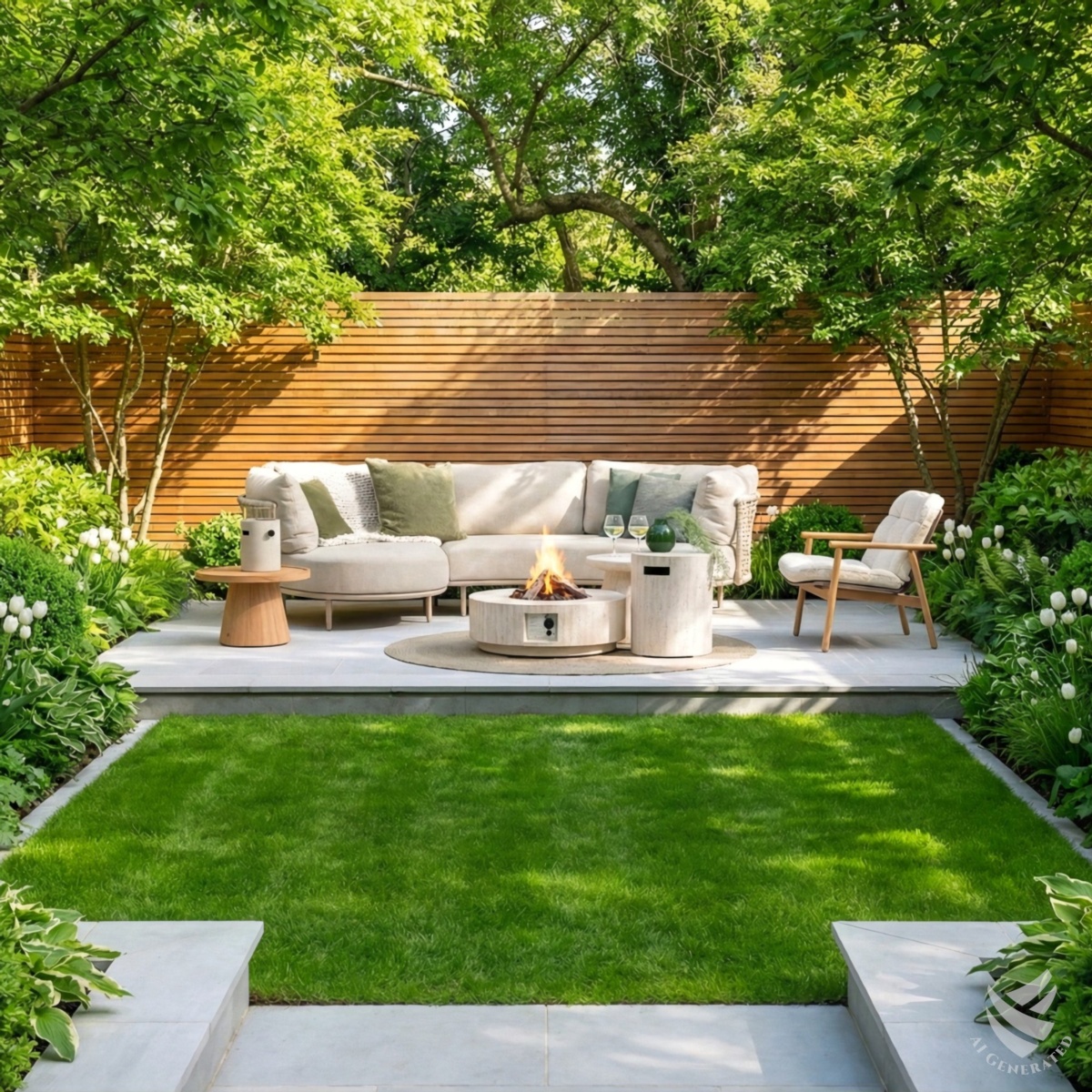 Mesa de exterior ESTATE ROUND 76 4