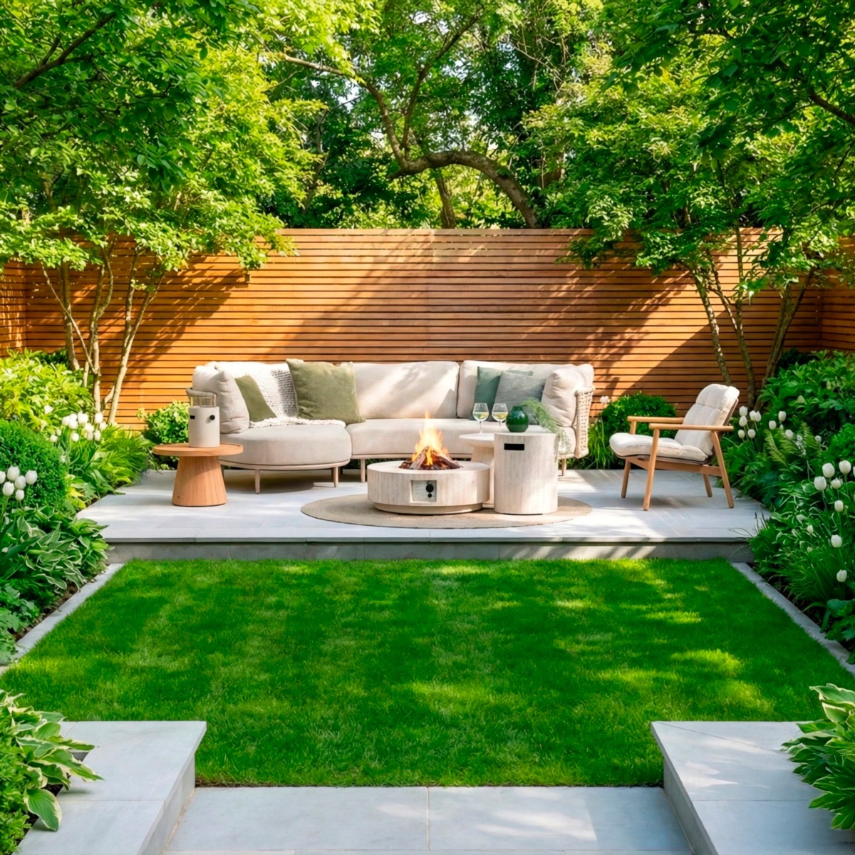Mesa de exterior ESTATE ROUND 76 4