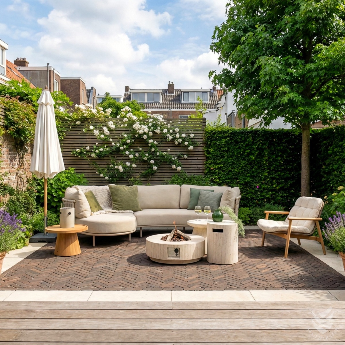 Mesa de exterior ESTATE ROUND 76 6