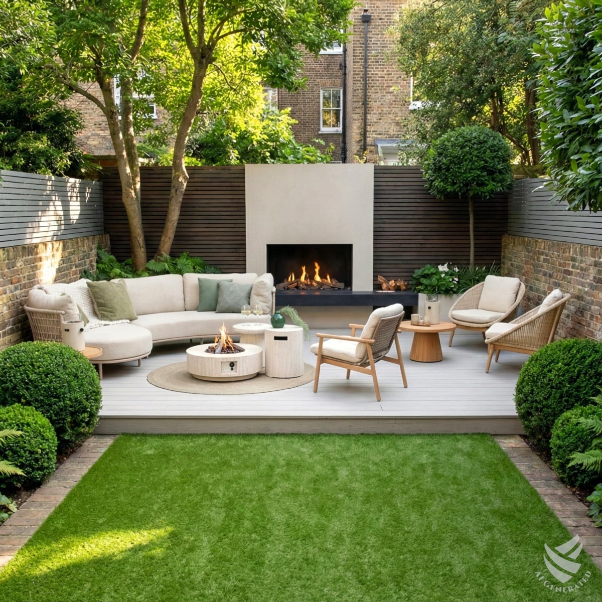 Mesa de exterior ESTATE ROUND 76 3