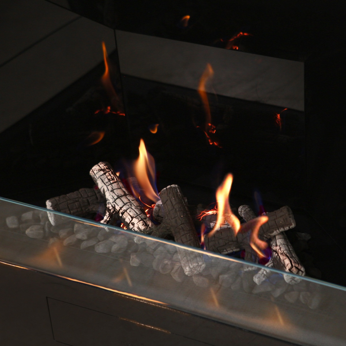 Chimenea electrónica bioetanol LOG 5