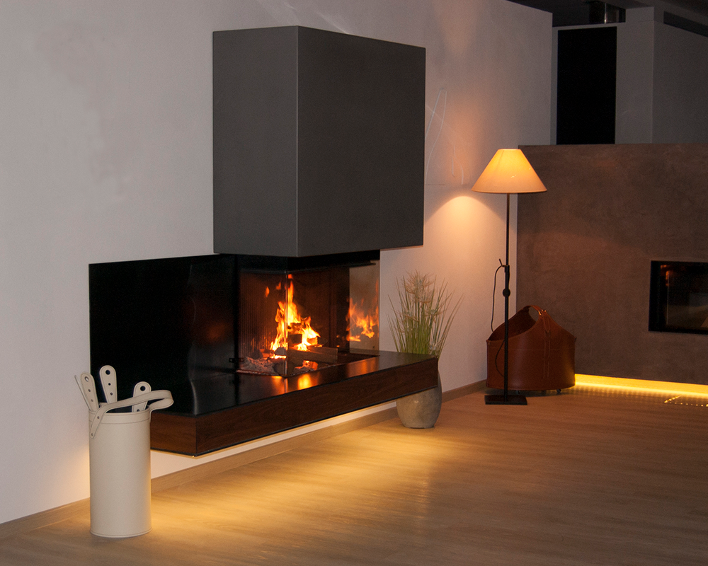 Chimenea de leña LUNA DIAMOND 800 DC 