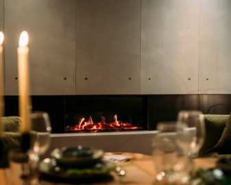 Chimenea de gas MATRIX LINEAR FIRE 1050/400 I frontal