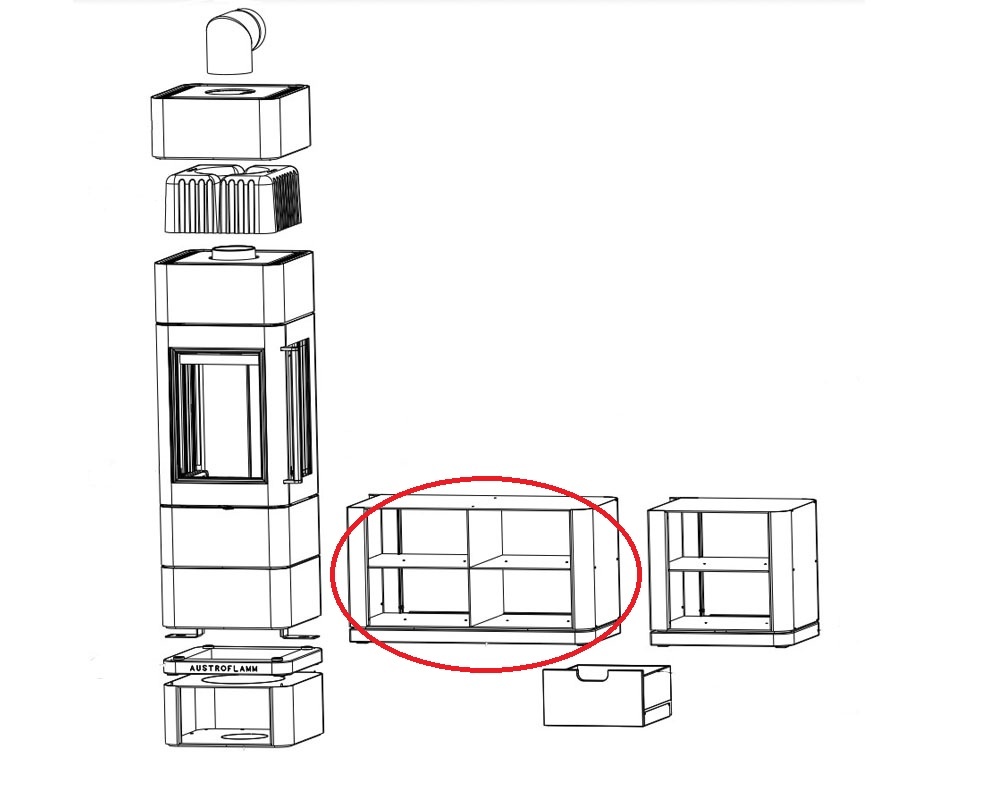 Caja izquierda/derecha para IVY 1