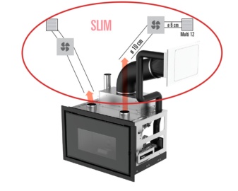 KIT VIVO PELLET COMFORT AIR SLIM