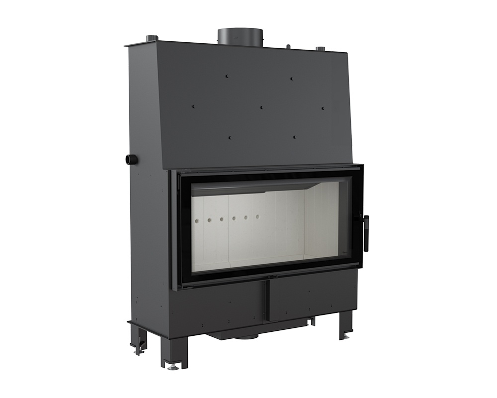 Chimenea de leña calefactora LUCY 20kW