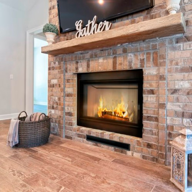 Rejilla apaisada opaca LUFT 80X6 Negra