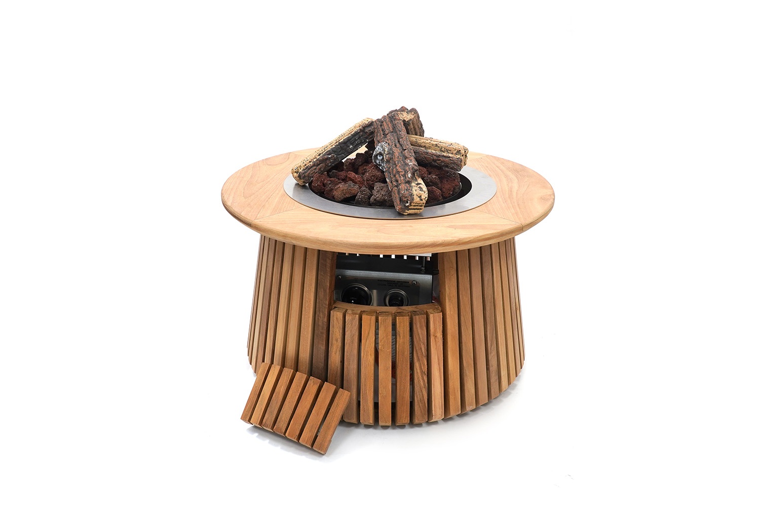 Mesa de exterior LAGUNE ROUND 60 teak 1