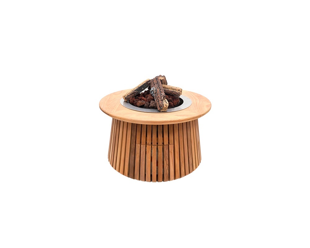 Mesa de exterior LAGUNE ROUND 60 teak