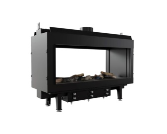 Chimenea de gas LEO 100 Doble cara