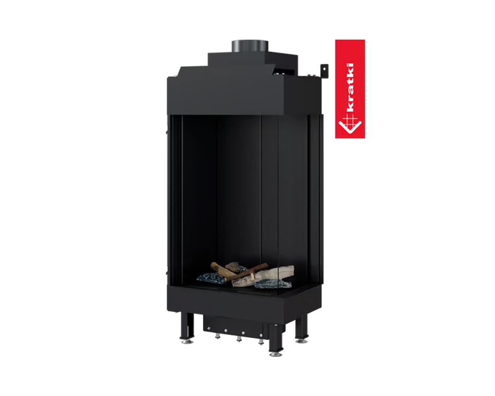 Chimenea de gas LEO 45/68 esquinera