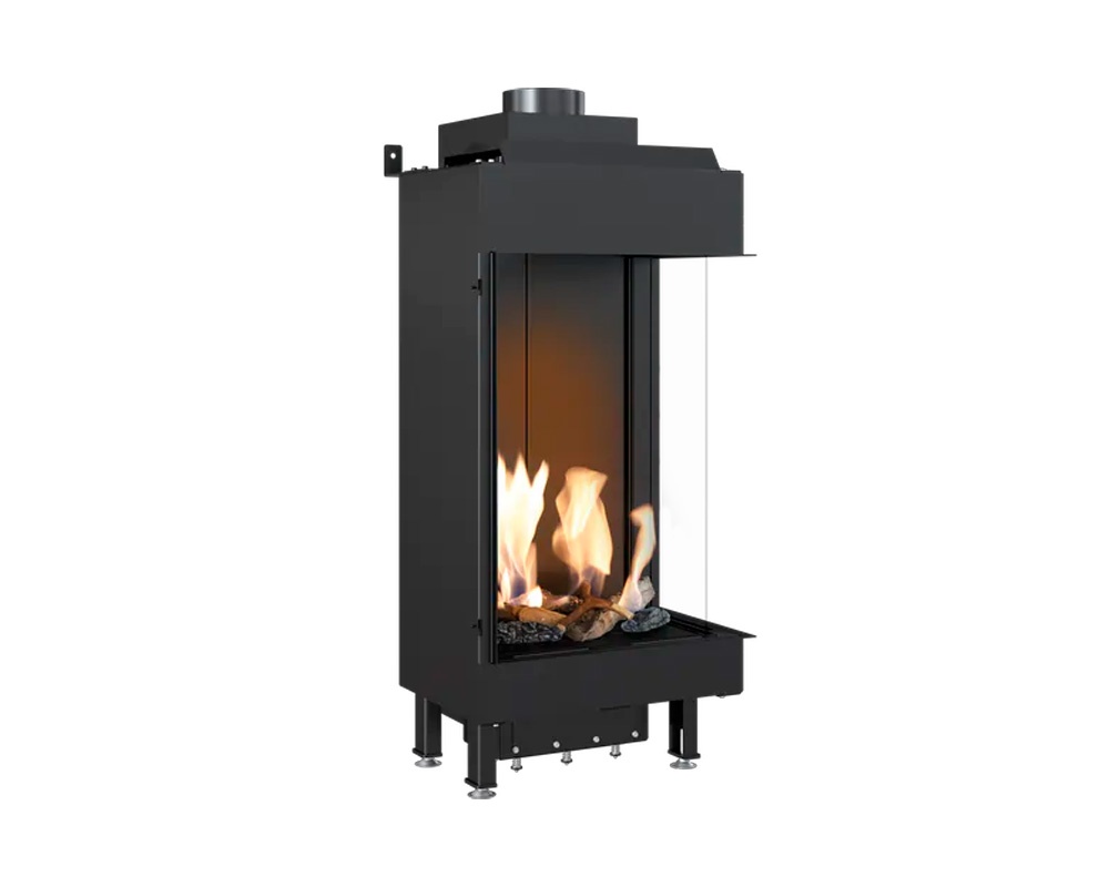 Chimenea de gas LEO 45/68 esquinera