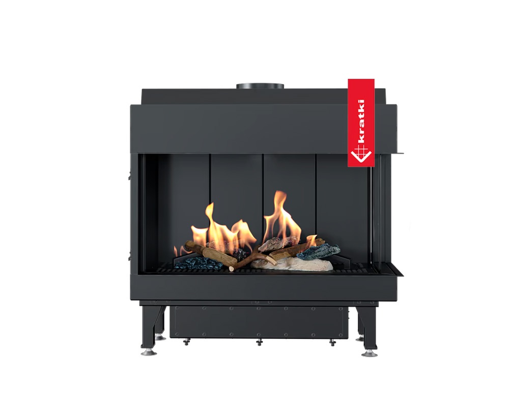 Chimenea de gas LEO 70 esquinera