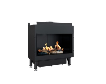 Chimenea de gas LEO 70 Frontal