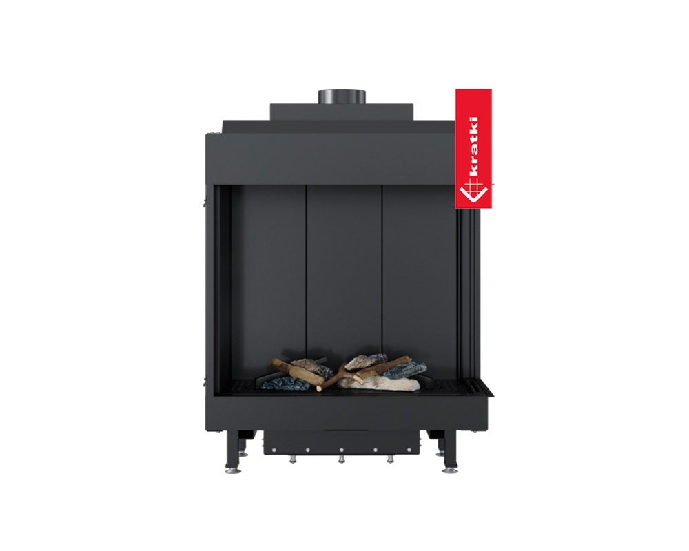 Chimenea de gas LEO 76/62 esquinera