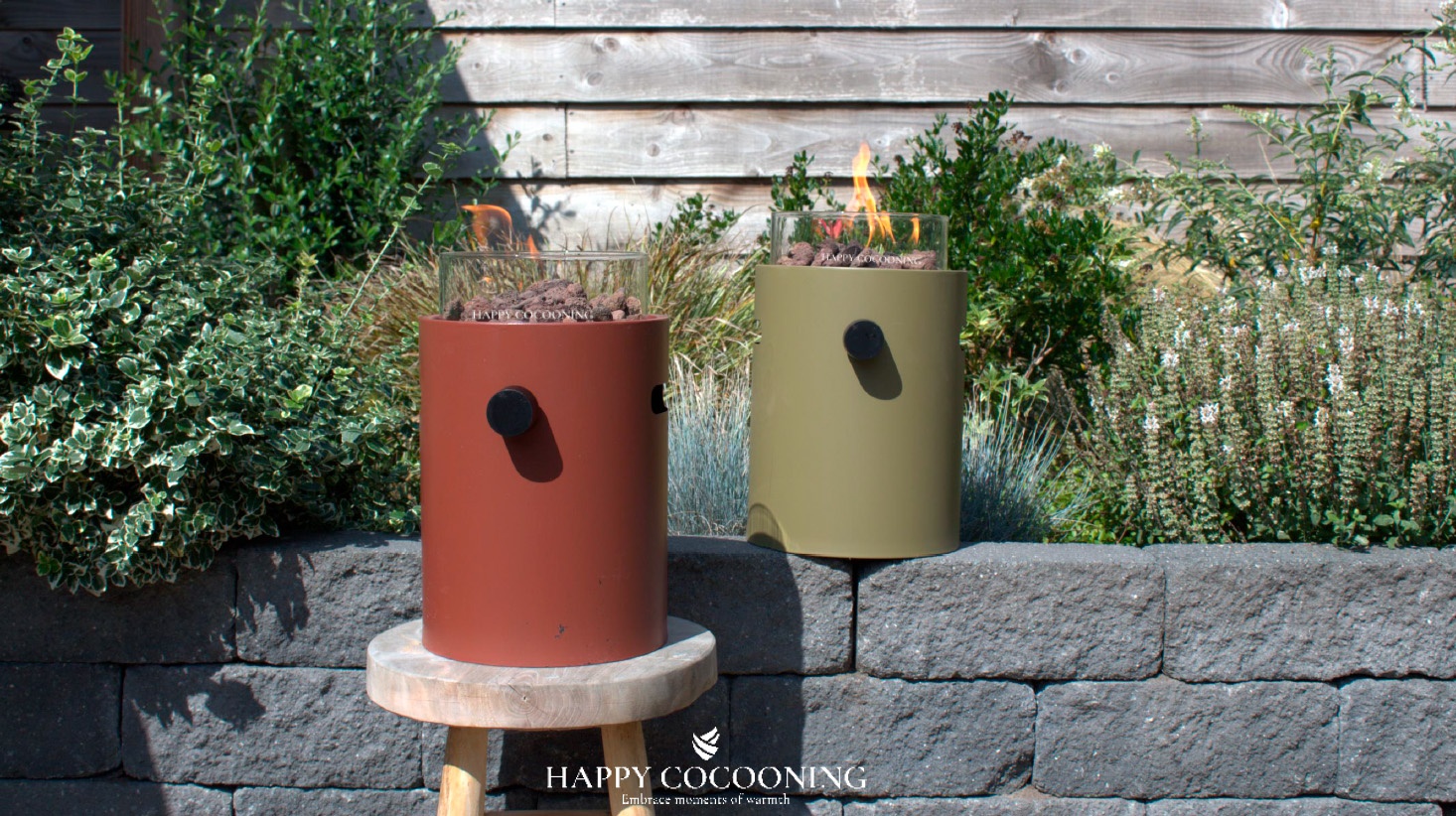 Estufa de gas de exterior LUMI STEEL 1