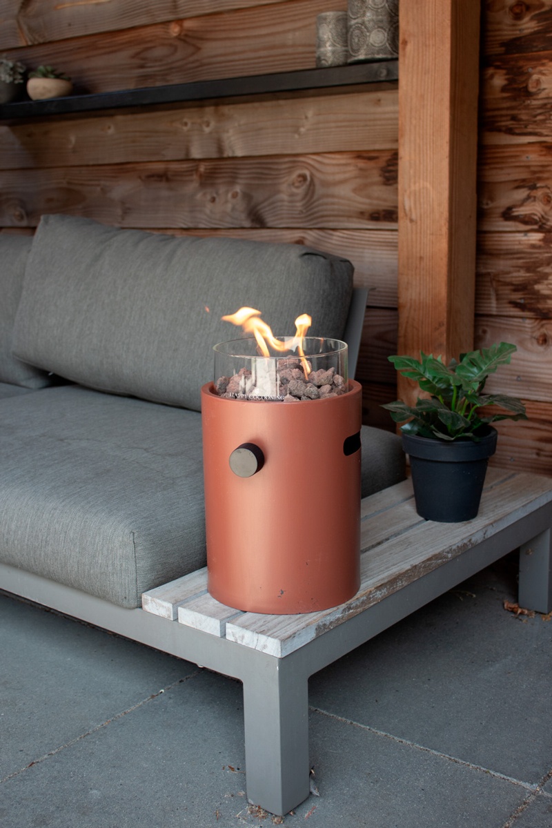 Estufa de gas de exterior LUMI STEEL 3