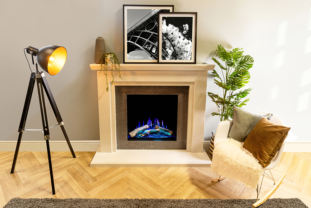 Chimenea eléctrica LUMINOSA 62 ULTRA FLAME 1