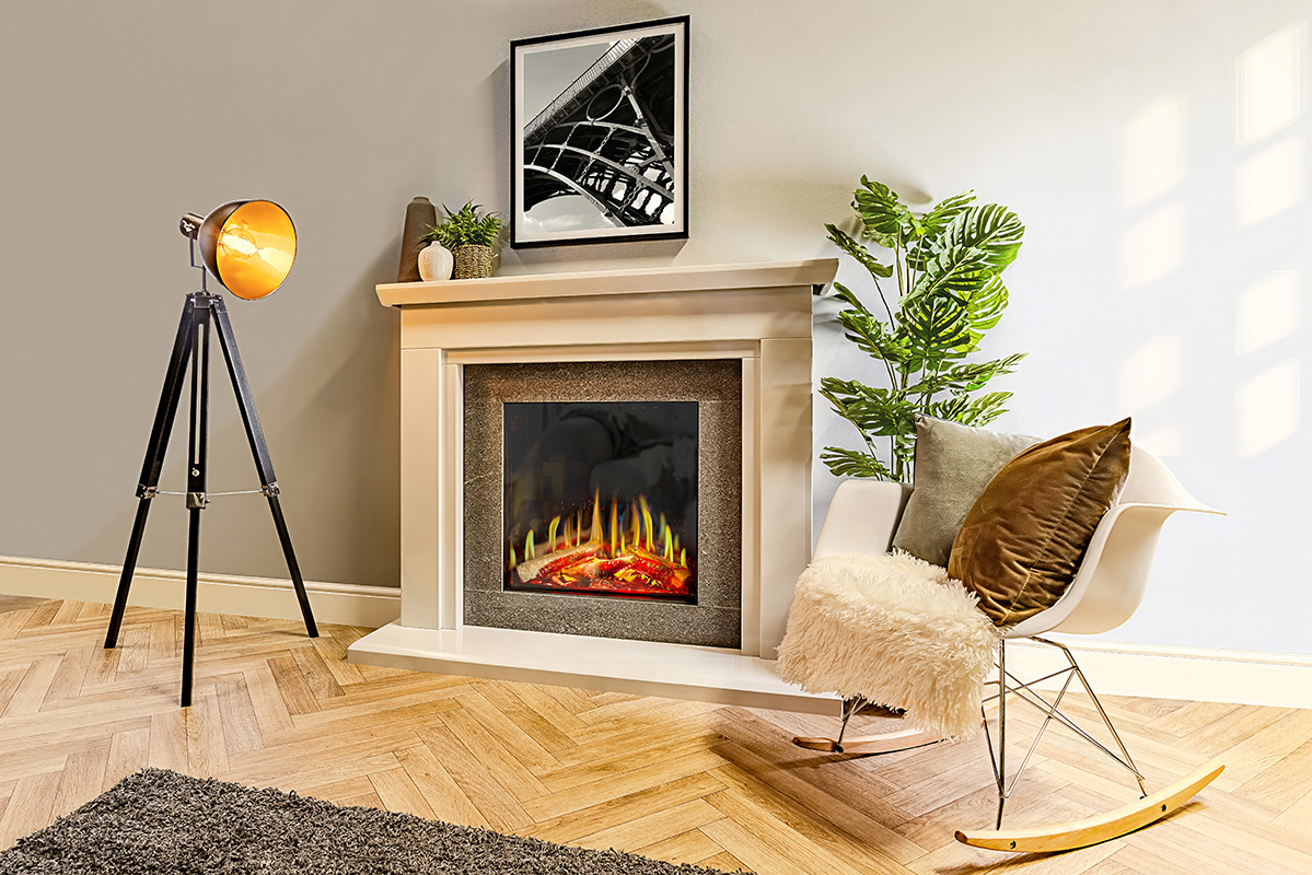 Chimenea eléctrica LUMINOSA 62 ULTRA FLAME 2