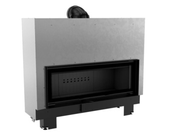 Chimenea de leña MB120 (Puerta Guillotina)