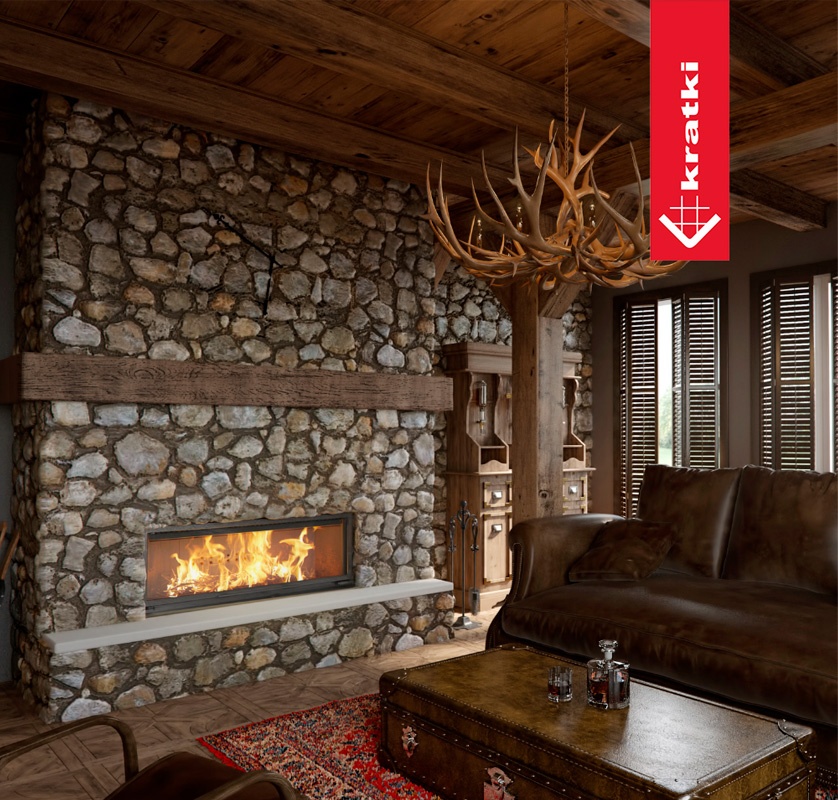Chimenea de leña MB120 (Puerta Guillotina) 2