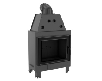 Chimenea de leña MBA Frontal (Puerta lateral)