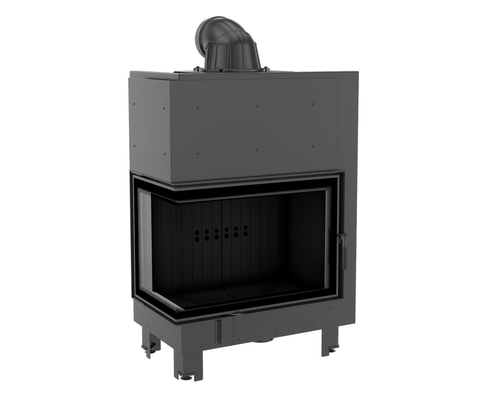 Chimenea de leña MBA Esquinero (Puerta lateral)
