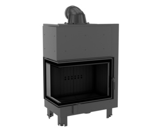 Chimenea de leña MBA Esquinero (Puerta lateral)
