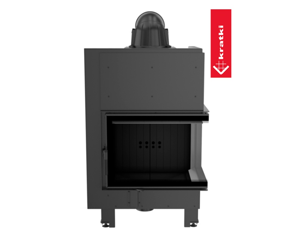 Chimenea de leña MBZ 13 kW Esquinero (Puerta lateral) 3
