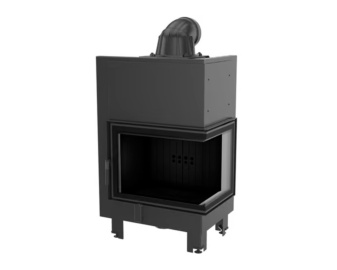 Chimenea de leña MBZ 13 kW Esquinero (Puerta lateral)