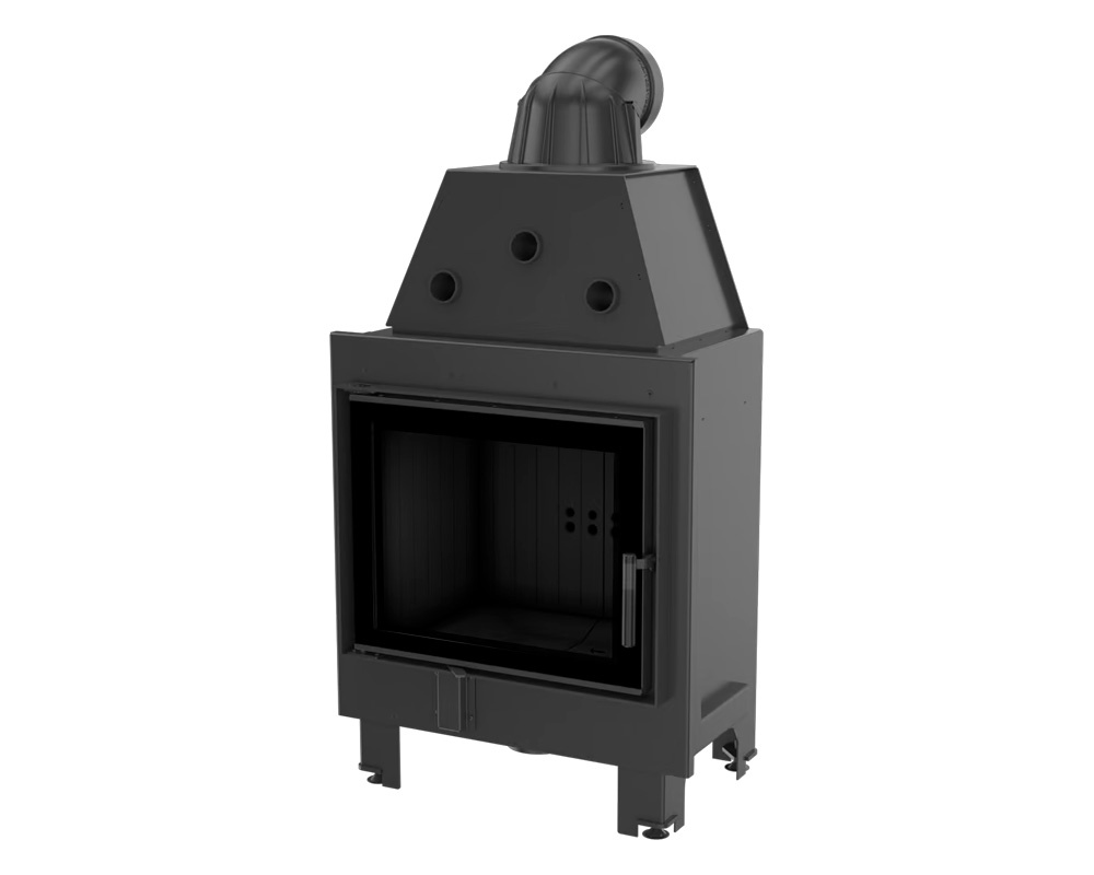 Chimenea de leña MBZ 13 kW Frontal (Puerta lateral)