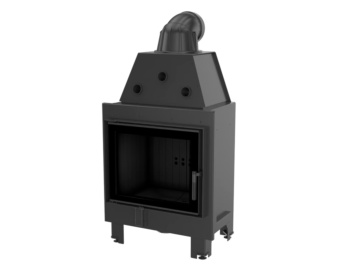 Chimenea de leña MBZ 13 kW Frontal (Puerta lateral)