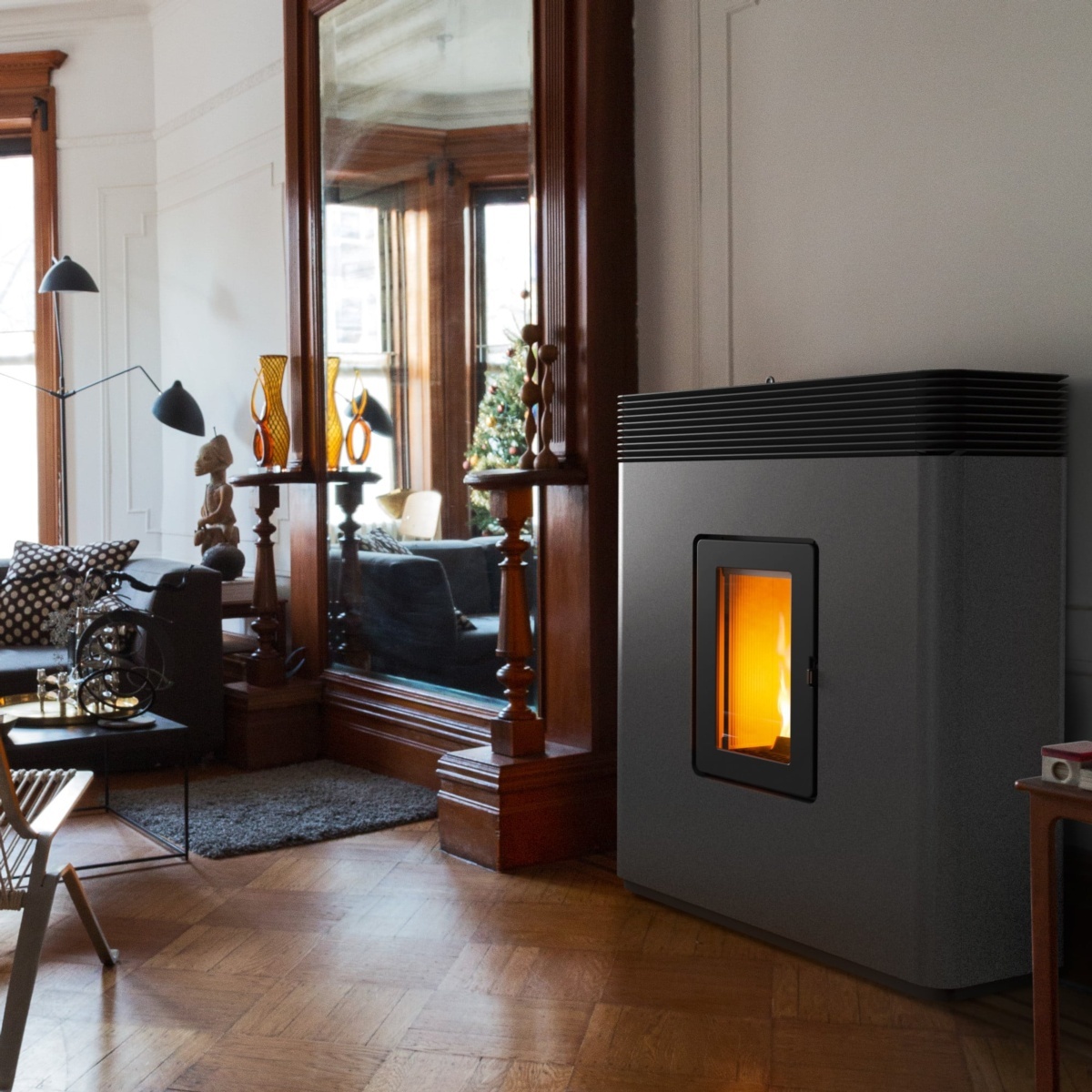 Estufa de pellet PHILO Comfort Air 14kW UP M2 1