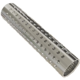 Maneta perforada Nickel plated