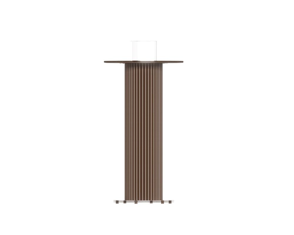 Mesa bioetanol exterior TABLE CORE 1100 SLIM cuarzo sintético