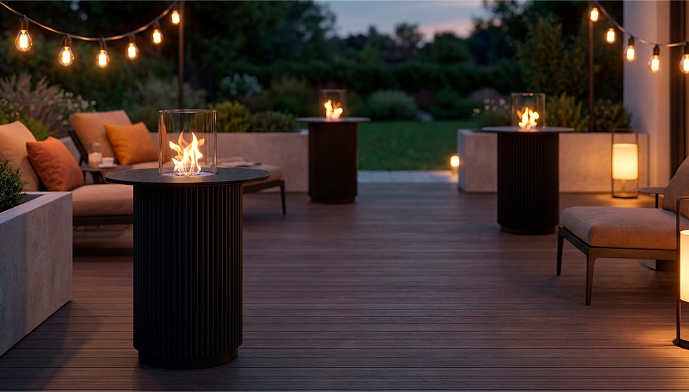 Mesa bioetanol exterior TABLE CORE 785 cuarzo sintético 5