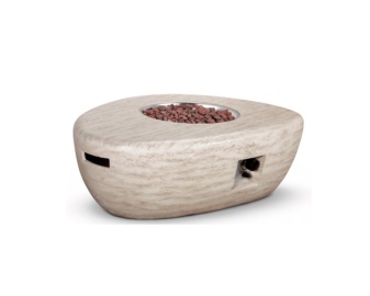 Mesa de exterior ESTATE ORGANIC 107 travertine