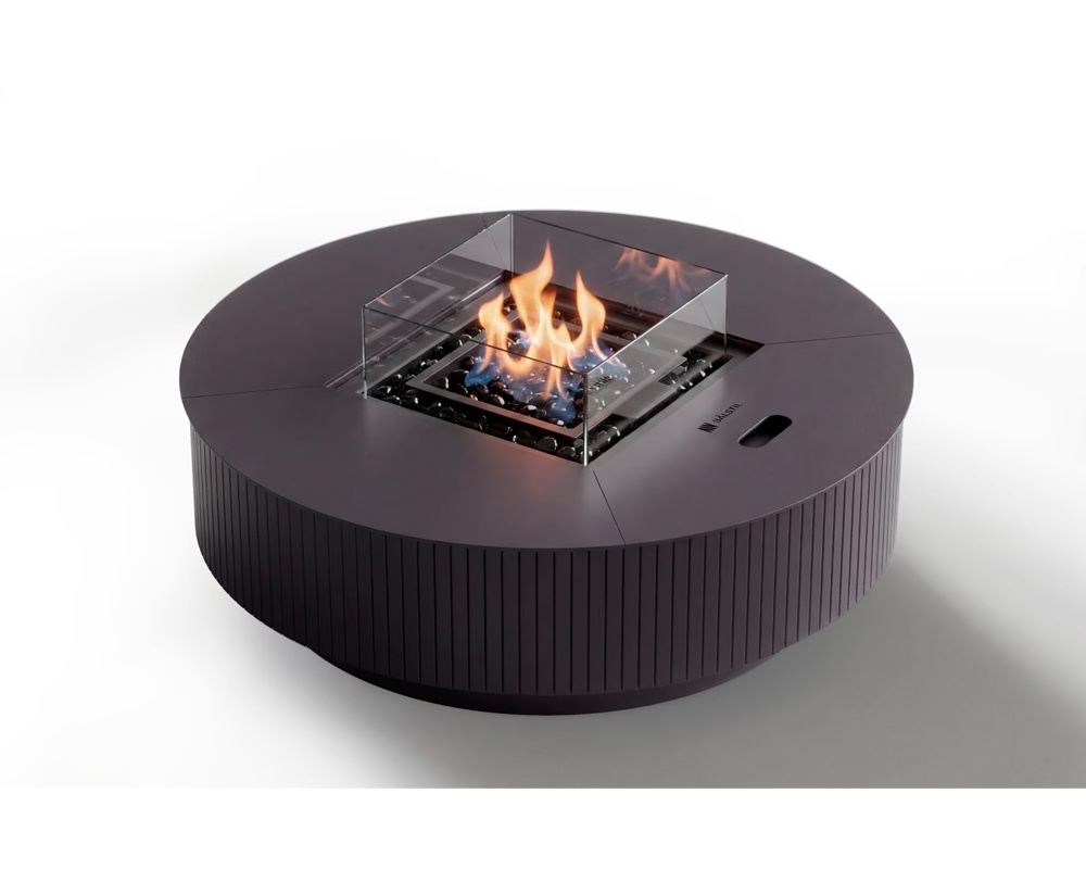 Mesa outdoor gas RONDO metálica