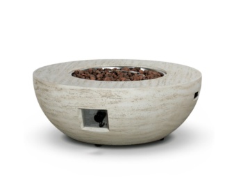 Mesa de exterior ESTATE BOWL 92 Travertine