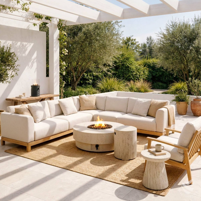 Mesa de exterior ESTATE ROUND 105 3