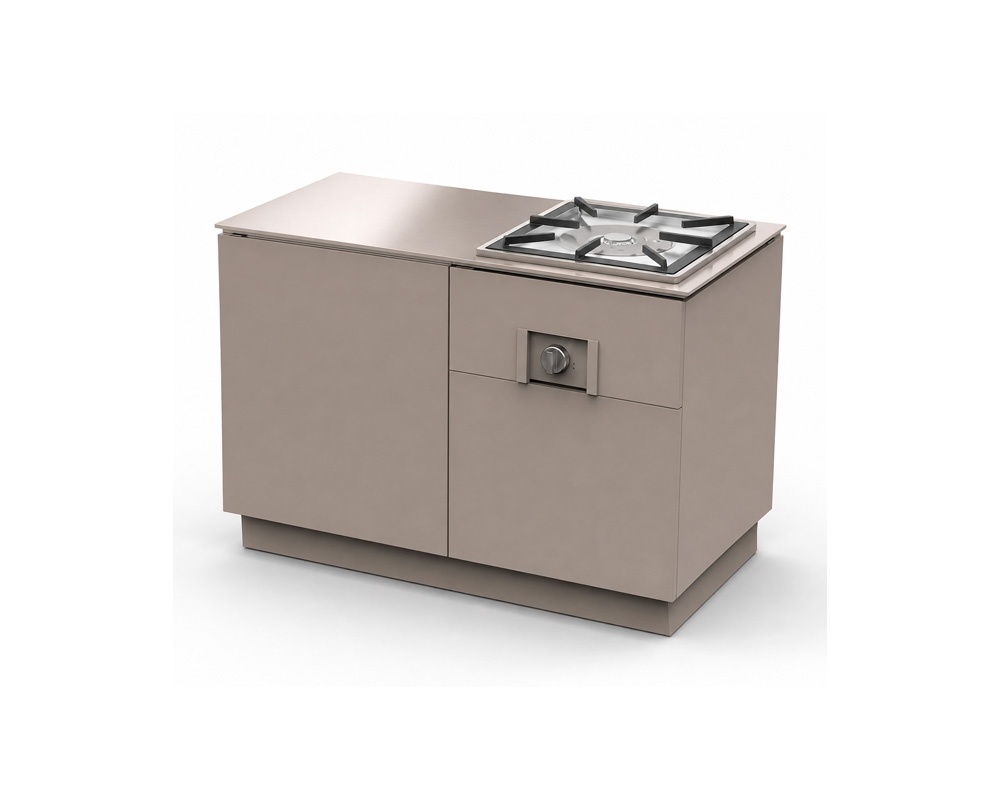 Módulo cocina exterior ADAPT 120 Paellero con puerta para bombona